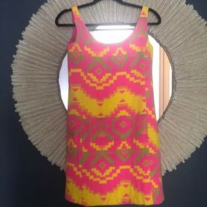 Judith March shift dress small multicolor